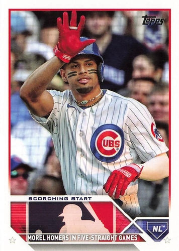 #US41 Scorching Start - Chicago Cubs - 2023 Topps Update Baseball