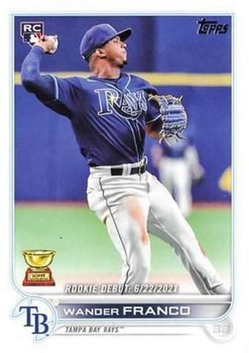 #US42 Wander Franco - Tampa Bay Rays - 2022 Topps Update Baseball