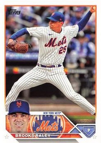 #US43 Brooks Raley - New York Mets - 2023 Topps Update Baseball