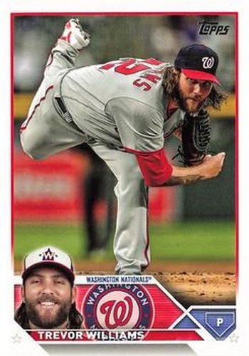 #US48 Trevor Williams - Washington Nationals - 2023 Topps Update Baseball