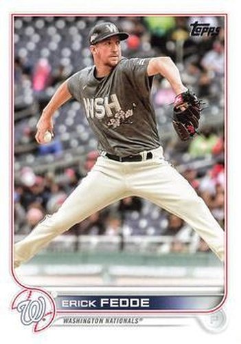 #US51 Erick Fedde - Washington Nationals - 2022 Topps Update Baseball