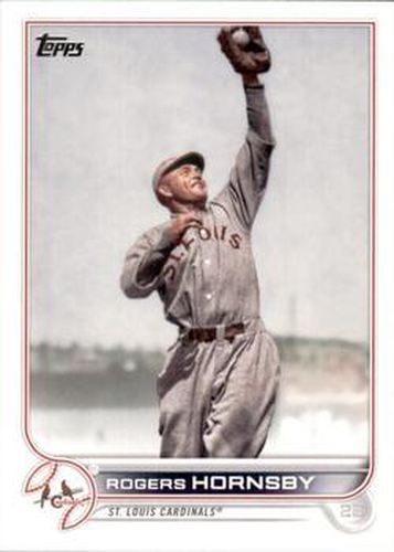 #US60b Rogers Hornsby - St. Louis Cardinals - 2022 Topps Update Baseball