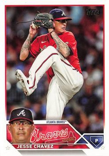 #US65 Jesse Chavez - Atlanta Braves - 2023 Topps Update Baseball