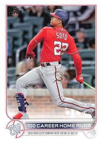 #US68 100 Career Home Runs - Washington Nationals - 2022 Topps Update Baseball