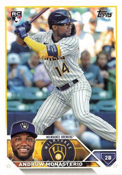 #US74 Andruw Monasterio - Milwaukee Brewers - 2023 Topps Update Baseball