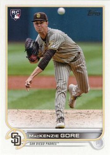 #US81c MacKenzie Gore - San Diego Padres - 2022 Topps Update Baseball