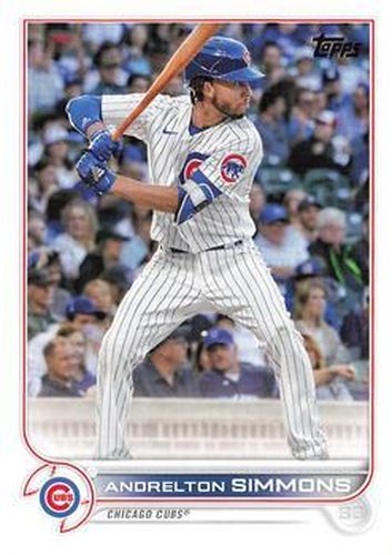 #US87 Andrelton Simmons - Chicago Cubs - 2022 Topps Update Baseball