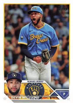 #US91 Devin Williams - Milwaukee Brewers - 2023 Topps Update Baseball