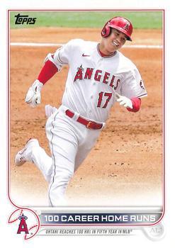 #US92 100 Career Home Runs - Los Angeles Angels - 2022 Topps Update Baseball
