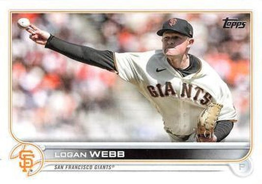 #US9 Logan Webb - San Francisco Giants - 2022 Topps Update Baseball