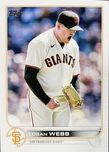 #US9b Logan Webb - San Francisco Giants - 2022 Topps Update Baseball