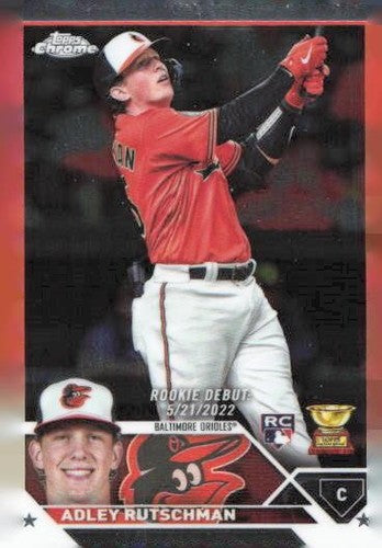 #USC1 Adley Rutschman - Baltimore Orioles - 2023 Topps Chrome Update Baseball
