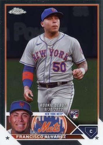 #USC103 Francisco Alvarez - New York Mets - 2023 Topps Chrome Update Baseball