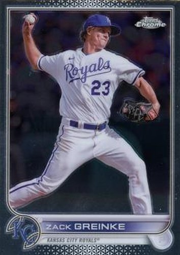 #USC109 Zack Greinke - Kansas City Royals - 2022 Topps Chrome Update Baseball