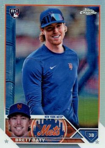 #USC10b Brett Baty - New York Mets - 2023 Topps Chrome Update Baseball