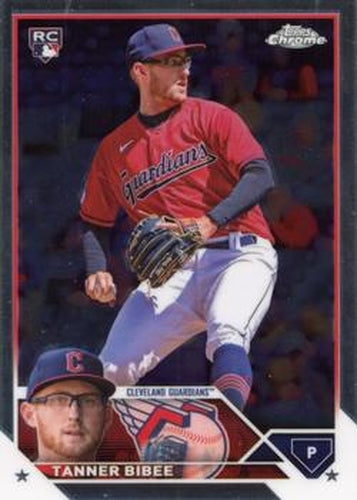 #USC114 Tanner Bibee - Cleveland Guardians - 2023 Topps Chrome Update Baseball