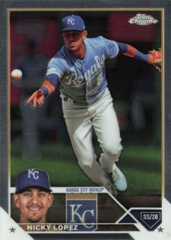 #USC117 Nicky Lopez - Kansas City Royals - 2023 Topps Chrome Update Baseball