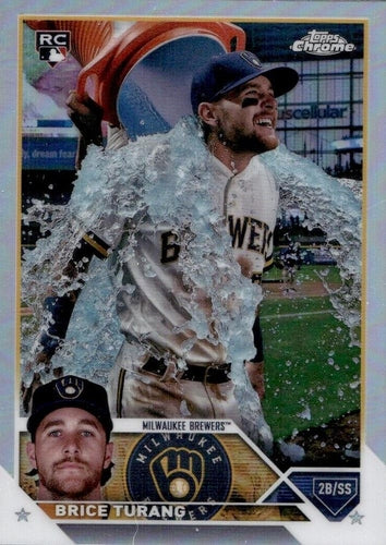 #USC119b Brice Turang - Milwaukee Brewers - 2023 Topps Chrome Update Baseball