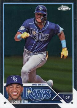#USC132 Jose Siri - Tampa Bay Rays - 2023 Topps Chrome Update Baseball