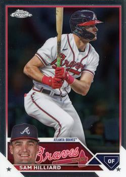 #USC140 Sam Hilliard - Atlanta Braves - 2023 Topps Chrome Update Baseball