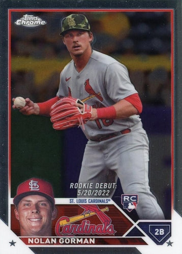 #USC145 Nolan Gorman - St. Louis Cardinals - 2023 Topps Chrome Update Baseball
