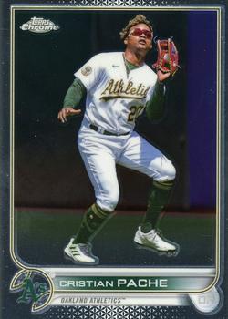 #USC174 Cristian Pache - Oakland Athletics - 2022 Topps Chrome Update Baseball