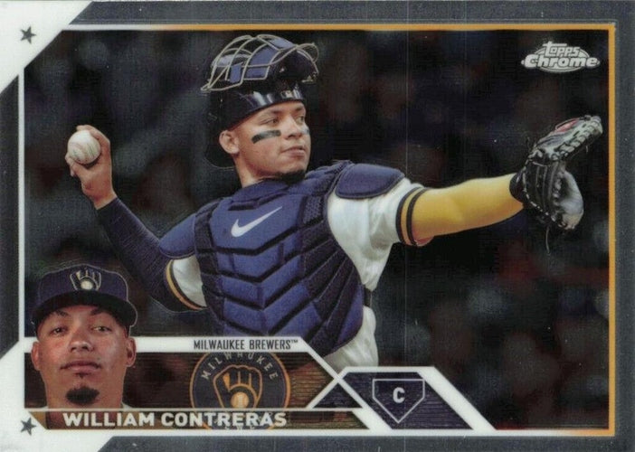 #USC197 William Contreras - Milwaukee Brewers - 2023 Topps Chrome Update Baseball