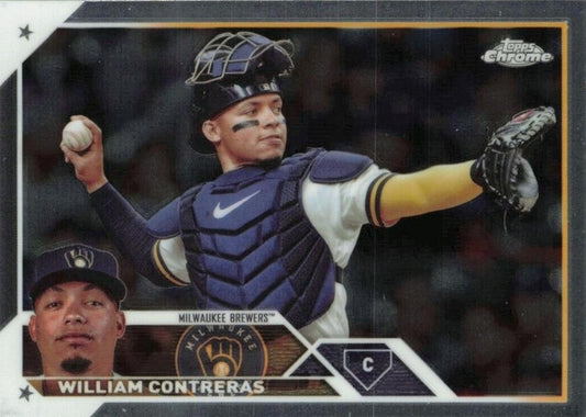 #USC197 William Contreras - Milwaukee Brewers - 2023 Topps Chrome Update Baseball