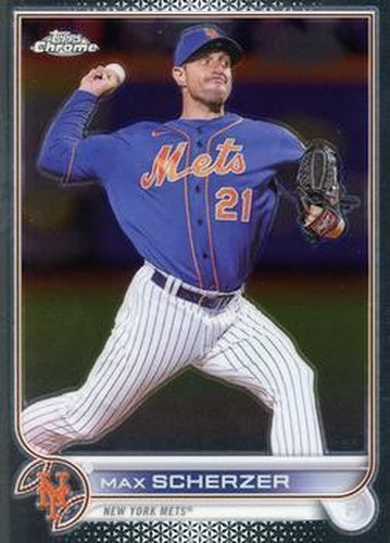 #USC1 Max Scherzer - New York Mets - 2022 Topps Chrome Update Baseball