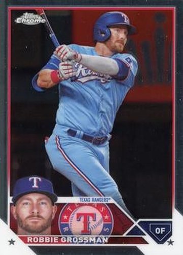 #USC207 Robbie Grossman - Texas Rangers - 2023 Topps Chrome Update Baseball