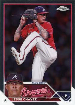 #USC22 Jesse Chavez - Atlanta Braves - 2023 Topps Chrome Update Baseball