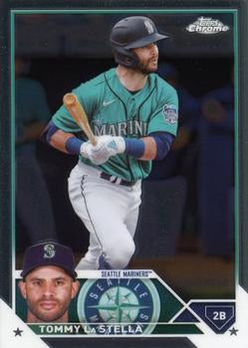 #USC25 Tommy La Stella - Seattle Mariners - 2023 Topps Chrome Update Baseball