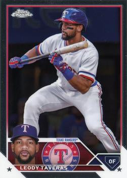 #USC28 Leody Taveras - Texas Rangers - 2023 Topps Chrome Update Baseball