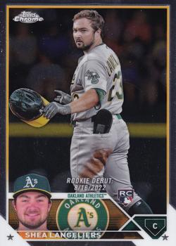 #USC32 Shea Langeliers - Oakland Athletics - 2023 Topps Chrome Update Baseball