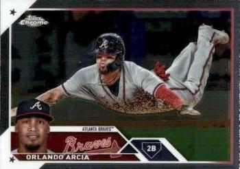 #USC37 Orlando Arcia - Atlanta Braves - 2023 Topps Chrome Update Baseball