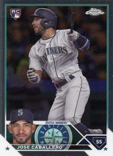 #USC40 Jose Caballero - Seattle Mariners - 2023 Topps Chrome Update Baseball