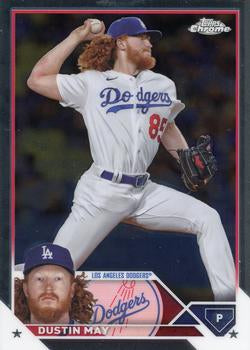 #USC48 Dustin May - Los Angeles Dodgers - 2023 Topps Chrome Update Baseball