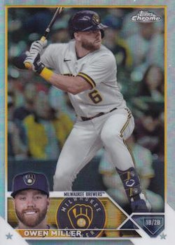 #USC53 Owen Miller - Milwaukee Brewers - 2023 Topps Chrome Update Baseball