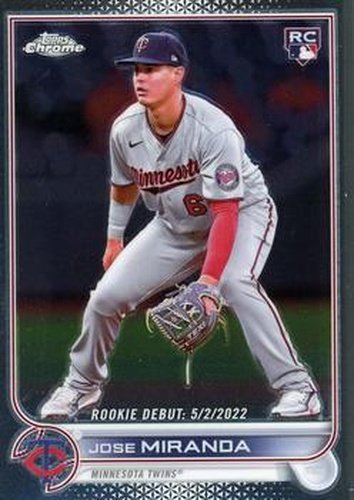 #USC6 Jose Miranda - Minnesota Twins - 2022 Topps Chrome Update Baseball