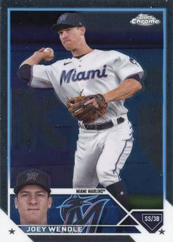 #USC75 Joey Wendle - Miami Marlins - 2023 Topps Chrome Update Baseball