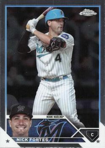 #USC77 Nick Fortes - Miami Marlins - 2023 Topps Chrome Update Baseball