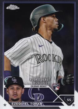 #USC91 Ezequiel Tovar - Colorado Rockies - 2023 Topps Chrome Update Baseball