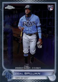 #USC91 Vidal Brujan - Tampa Bay Rays - 2022 Topps Chrome Update Baseball