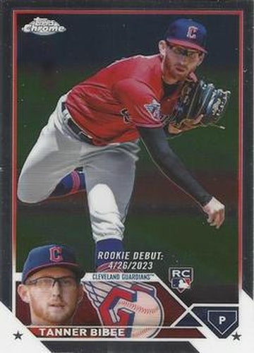 #USC94 Tanner Bibee - Cleveland Guardians - 2023 Topps Chrome Update Baseball