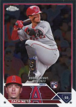 #USC95 Zach Neto - Los Angeles Angels - 2023 Topps Chrome Update Baseball