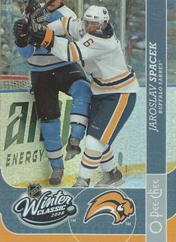 #WC25 Jaroslav Spacek - Buffalo Sabres - 2008-09 O-Pee-Chee - Winter Classic Highlights Hockey
