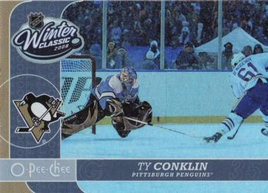 #WC7 Ty Conklin - Pittsburgh Penguins - 2008-09 O-Pee-Chee - Winter Classic Highlights Hockey