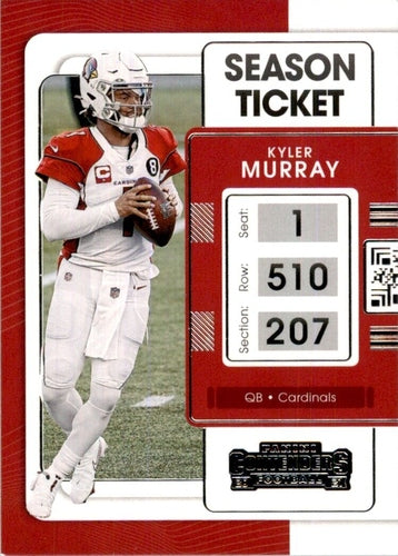 #1 Kyler Murray - Arizona Cardinals - 2021 Panini Contenders Football