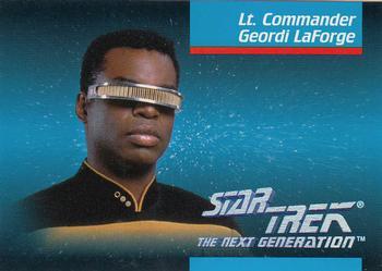 #8 Lt. Commander Geordi LaForge - 1992 Impel Star Trek: The Next Generation