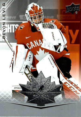 #1 Devon Levi - Canada - 2021-22 Upper Deck Team Canada Juniors Hockey